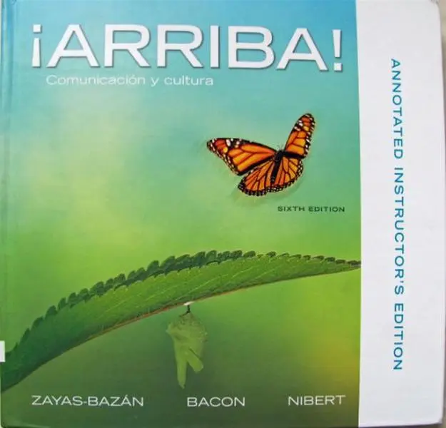 USED-Arriba Comunicacion Y Cultura 6th Edition: Annotated Instructor's Edition by Eduardo Zayas-Bazan (Hardcover)