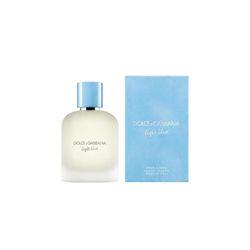 Dolce & Gabbana Light Blue 3.4oz EDT Spray for MEN - Light Blue Fragrance, 3.4oz Size, Convenient Spray Format