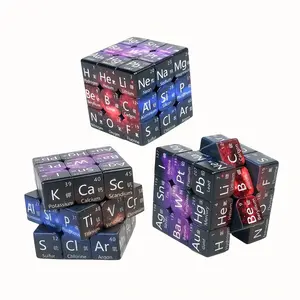 [Fascinating Puzzle Cube] Fascinating Educational Gift | UV Printed Puzzle Cube, Chemical Elements, Physical Formula Third-Order Cube, A Good Gift for Friends Birthday Gifts Ideas