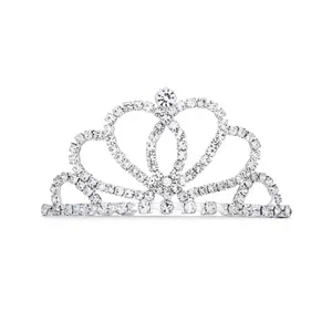 Tiara Hair Comb - Looping Heart