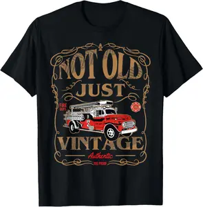 100% Cotton Retired Firefighter Shirt, Gift For Old Fireman Fire Fighter T-Shirt