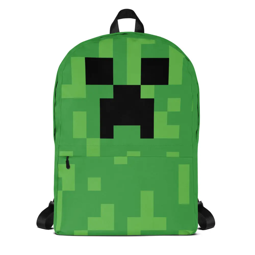 Minecraft Creeper Big Face Backpack