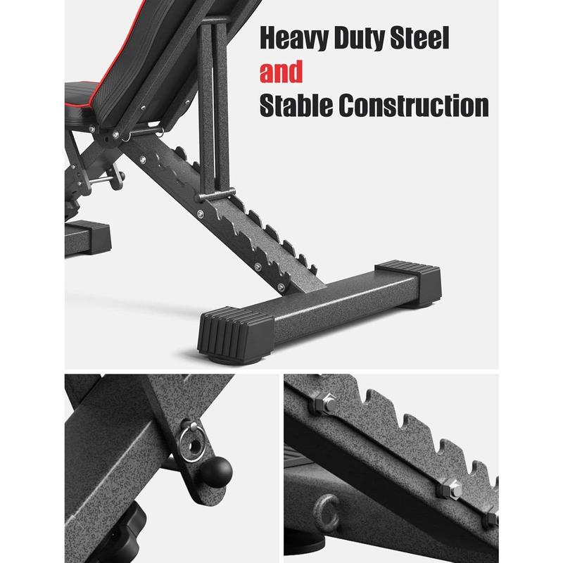 Multi-Function 6 in 1 Weight Bench Set - Leg Press, Preacher Curl Rack, Adjustable Workout Bench & Squat Rack for Full Body Exercise, Fitness Strength Training for Home Gym Multi-Function 6 in 1 Weight Bench Set - Leg Press, Preacher Curl Rack, Adjustable Workout Bench & Squat Rack for Full Body Exercise, Fitness Strength Training for Home Gym