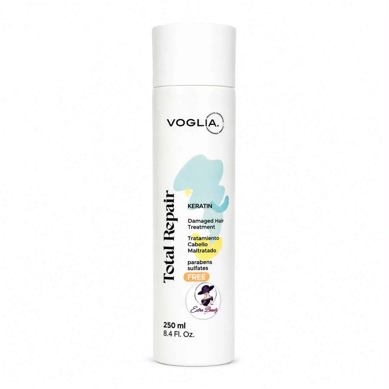 Voglia Total Repair Hair Treatment Bottle (8.4 Fl. Oz.) Keratin