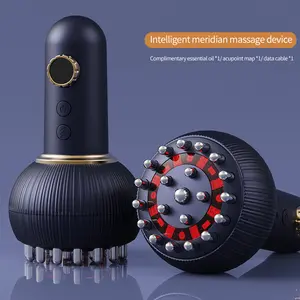 Rechargeable Heat & Vibration  | Professional Handheld Massager | Full-Body Care for Neck, Back, Legs & Belly | Portable White Gift for Muscle & Lymphatic Support