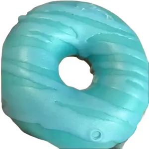 Blue Donut Soap Bar- Cotton Candy Scented - Handmade All Natural Ingredients