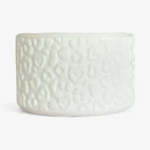White | Leopard Love Texture