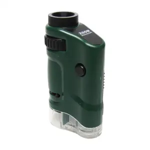 212 MAIN Portable Handheld Microscope, 40x-60x LED-Lit Power Zoom Pocket Microscope, Visual Learning Tool for Office & Educational Supplies, Visual Learning Tools