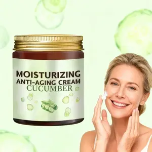 Cucumber Hydrating Face Cream, Cucumber Extract, Lightweight, Brightening, for Oily Combination Skin, 80g, Overnight Use