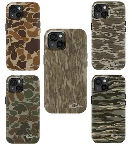 Drake Waterfowl Camouflage Glossy Two-In-One Phone Case, iPhone 17 Series Camouflage Hunting Theme iPhone Case, Dual Layer Protection, For iPhone 17-11 Pro Max, Pro Plus, and Samsung S25 24 23 Safety Case