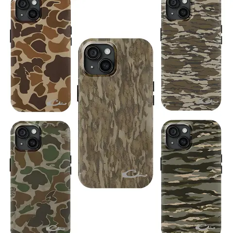 Drake Waterfowl Glossy 2-In-1 Shockproof Smartphone Case - Camouflage Hunting Protective Cover, Dual-Layer Safety Protection, Phone Accessories for iPhone 11 Pro Max-17 Series, Samsung S23-S25 Devices