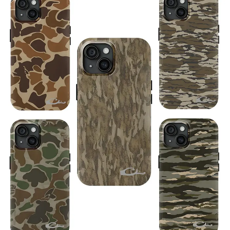 Drake Waterfowl Glossy 2-In-1 Shockproof Smartphone Case - Camouflage Hunting Protective Cover, Dual-Layer Safety Protection, Phone Accessories for iPhone 11 Pro Max-17 Series, Samsung S23-S25 Devices