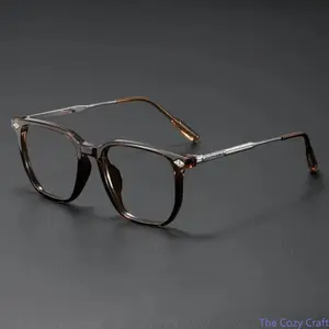 2026 New Ultra Light TR90 Blue Light Blocking Glasses, Trendy Square Plain Frame Eyewear Relieve Eye Strain, Comfortable Unisex Shades Ideal for Party, Outdoor Activities & Daily Screen Wear