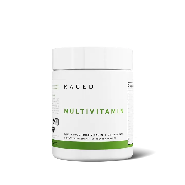 Kaged Multivitamin Capsules | Whole Foods Organic Fruits & Veggies | Supplements for Men & Women | 30 Servings