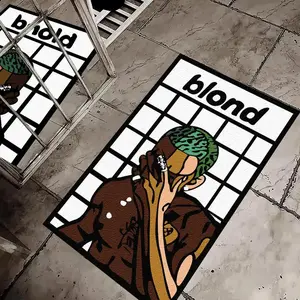 American Hip Hop Street Style Carpet, Bedroom Bedside Mat, Fashion Trendy Cartoon Rug, Soft Comfortable Plush Foot Pad