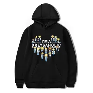 Grey's Anatomy Heartbeat Hoodie | Oversized Comfort Fit | Perfect Gift for Grey's Fans, Nurses & Medical Students | Christmas, Halloween & Birthday Ready | Casual TV Show Merch