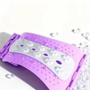 Lumbar Support Pillow, Orthopedic Back Cushion, Breathable & Comfortable Lumbar Traction Device, Waist Relaxation & Stretcher for Posture Correction Suitable for car seats, office chairs, wheelchairs and recliners. Ergonomic design.