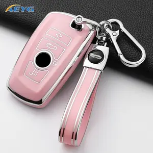 For BMW F20 F30 G20 f31 F34 F10 G30 F11 X3 F25 X4 I3 M3 M4 1 3 5 Series TPU Car Remote Key Case Cover Car Key Protector Fob Keychain Accessories Car Key Accessory