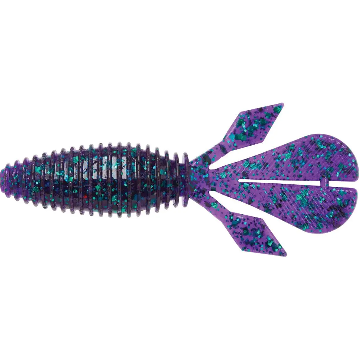 Z-Man Palmetto BugZ Fishing Lures, 4-in Soft Plastic Creature Bait, 5-Pack, 10x Tough Elaztech Construction, Ribbed Body, Built to Last, Enhanced Hook Penetration