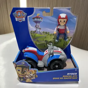 Original Vehicle Car Ryder Tracker Everest Chase Rex Skye Rocky Marshall Zuma Action Figure Toy Kid Birthday Gift