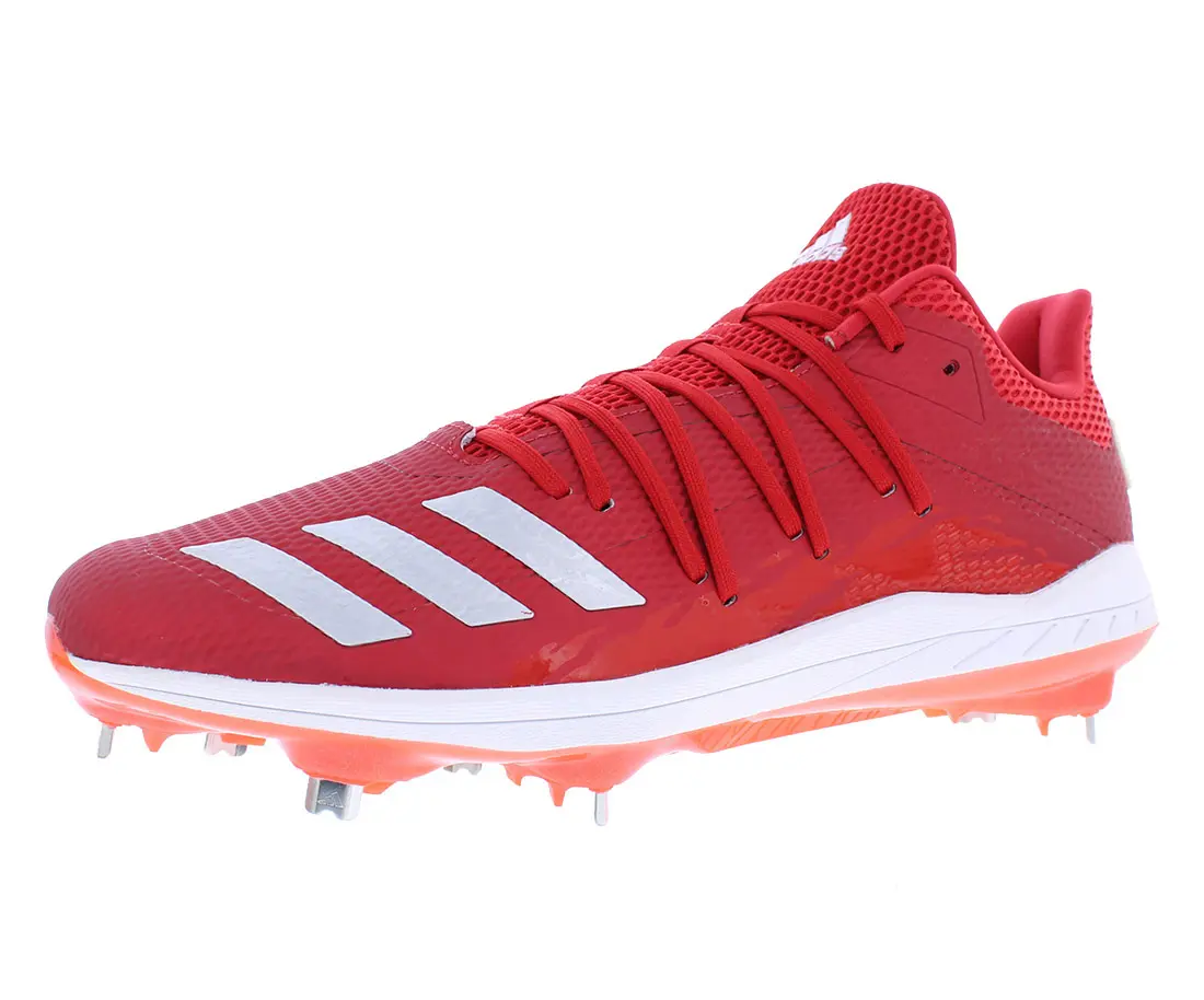 Adidas Afterburner 6 Speed Trap Men's Baseball Cleats, Lightweight Lace-up Athletic Shoes with Molded Cleats for Baseball & Softball