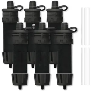 Mini Water Filter  Portable   System Hiking Camping Straw  Gear  Preparedness