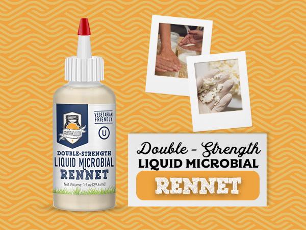 Fermentaholics Liquid Microbial Rennet For Cheesemaking - 1 fl oz