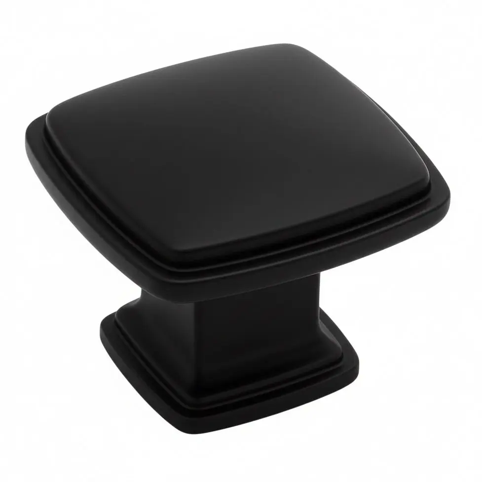 Cosmas 4391FB Flat Black Cabinet Knob