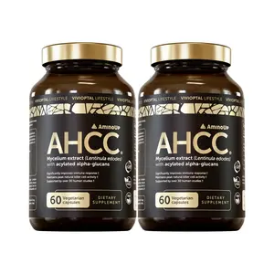 AHCC 2 PACK - Vivioptal Lifestyle, 60 Vegetarian Capsules, Japanese Formula