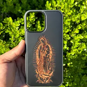 Virgen Mary Black Phone Case