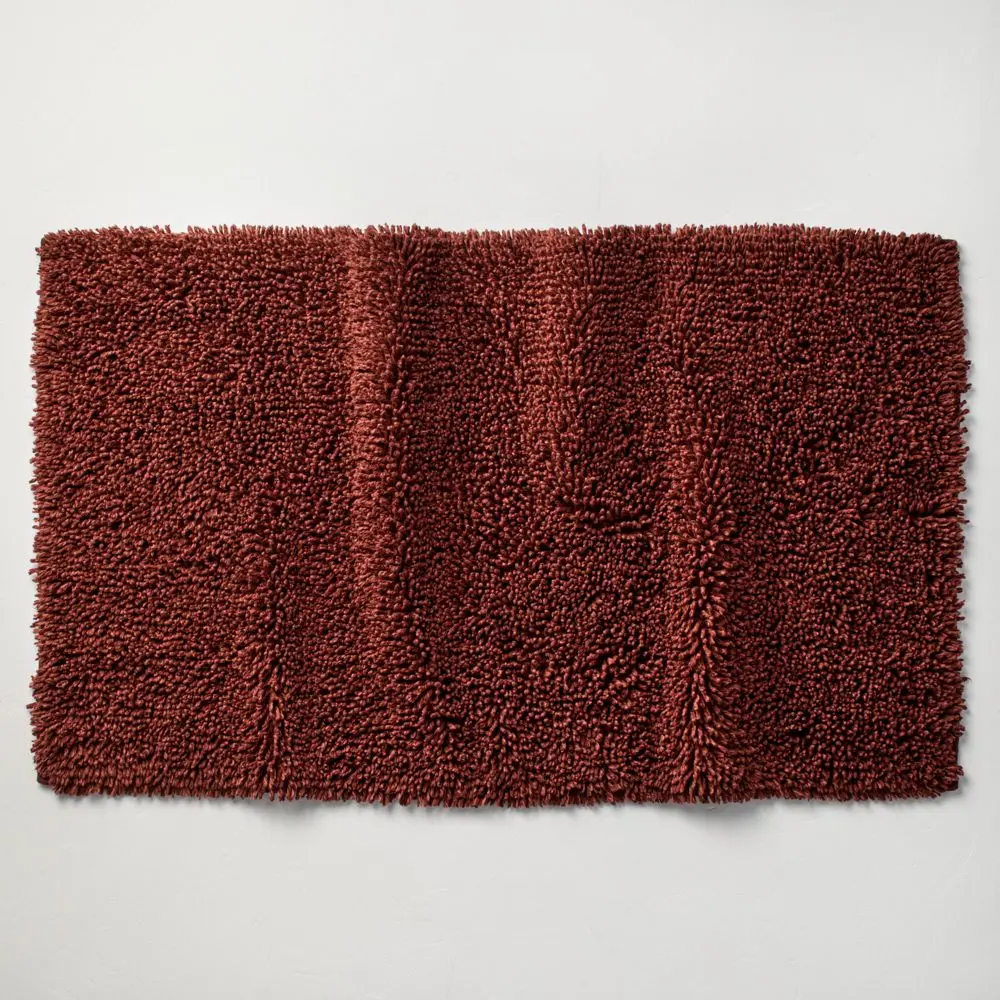 Casaluna Cotton Looped 40x24" Bath Rug Mélange Machine Washable