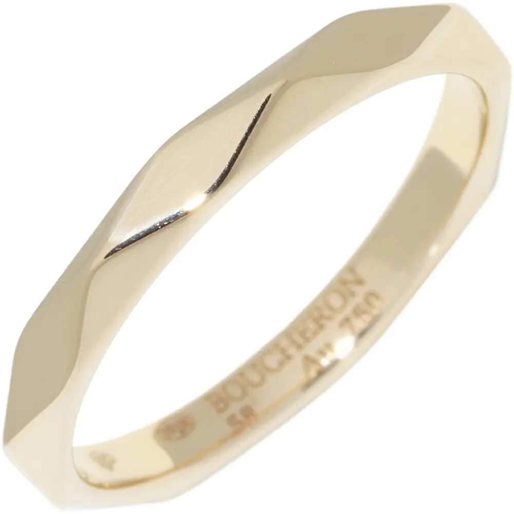 Boucheron Facette Au750 Ring Size 17.5