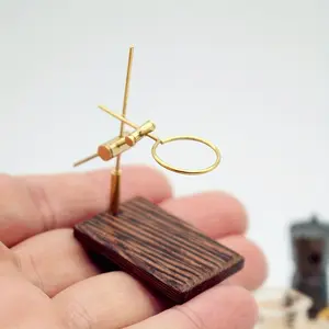 1:12 Mini Coffee Maker Set with Stand High Realism Glass Pot and Funnel Handcrafted for Micro Kitchen Decor, Perfect Gift