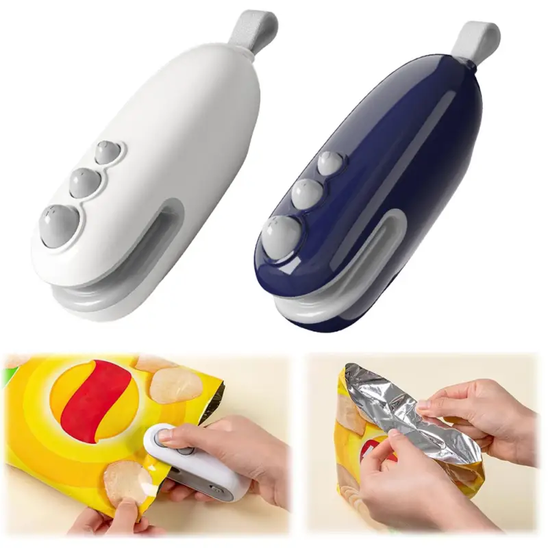 2024 Rechargeable Mini Heat Sealing Machine Household Portable Snack Bag Sealer