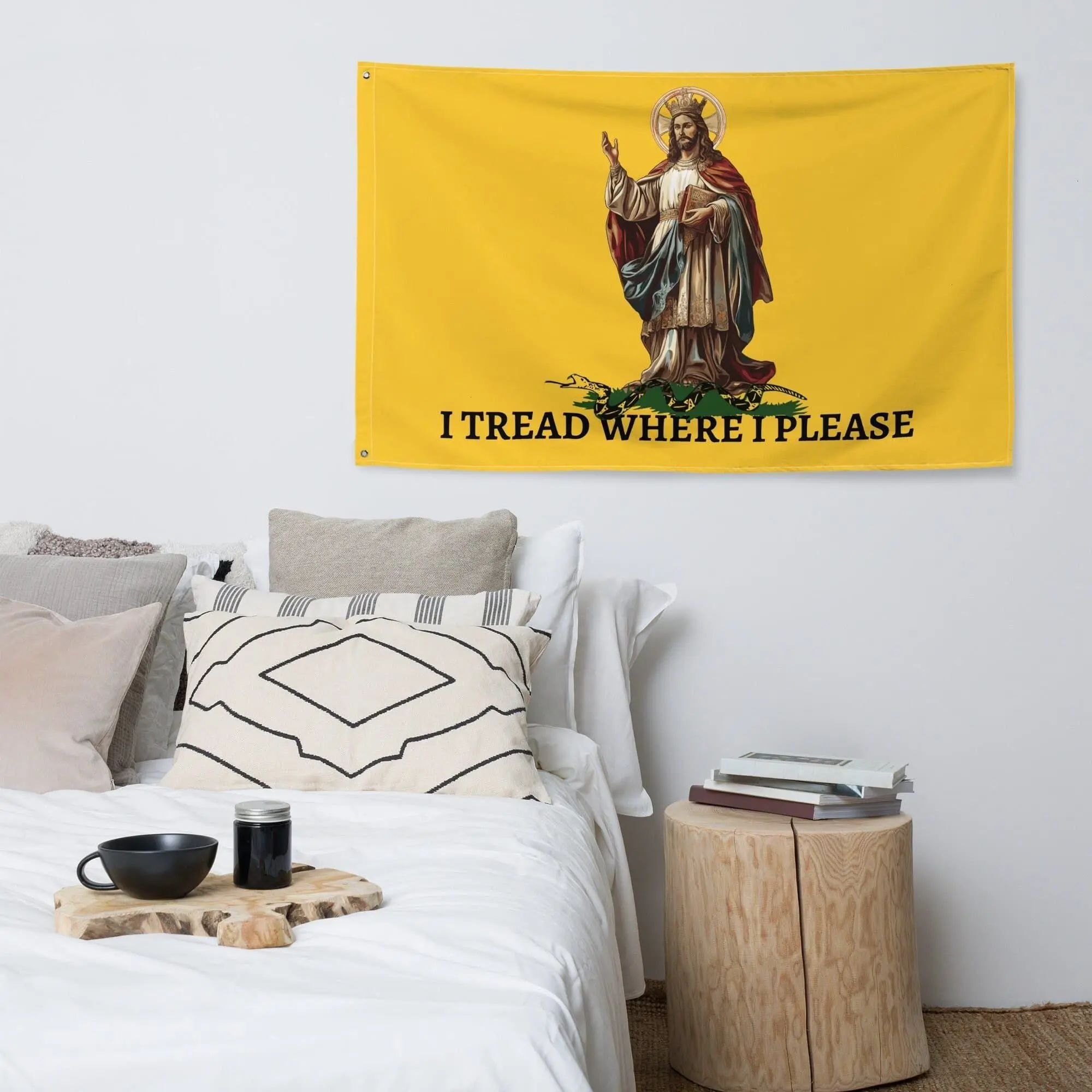 Christ Our King - I TREAD WHERE I PLEASE #Flag Horizontal