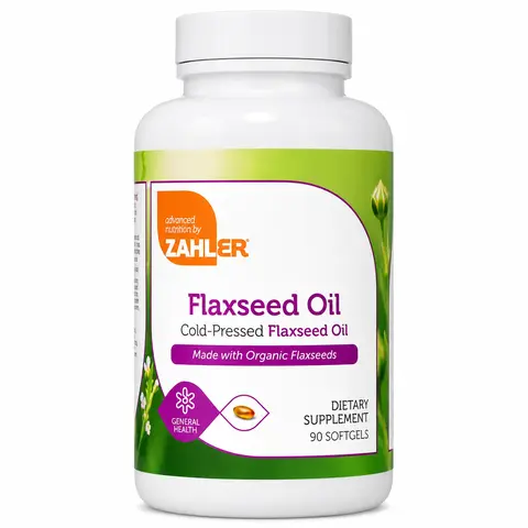 Zahler Organic Flaxseed Oil Softgels 1000mg – Healthcare Dietary Natural Plant-Based Omega-3 ALA Supplement – Cold-Pressed, Non-GMO, Gluten-Free, Kosher – 90 Softgels