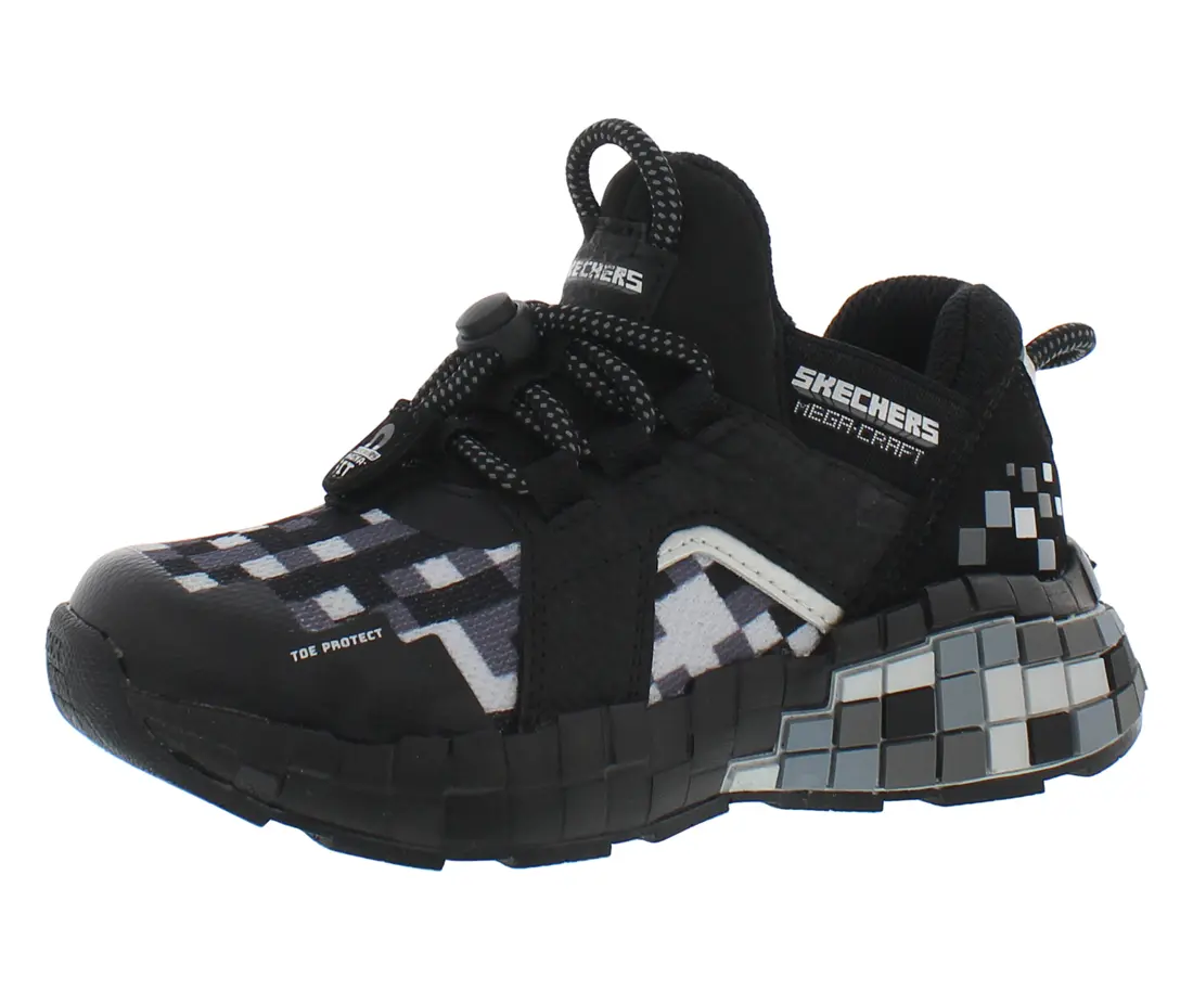 Skechers Mega Craft Cubozone Boys' Sports Shoes - No Synthetic Materials, Protective Strap, Rubber Sole