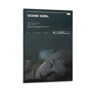 Gone Girl Retro Movie Minimalist Poster Poster Canvas Wall Art For Bedroom Decor Bar Office Room Decor Gift