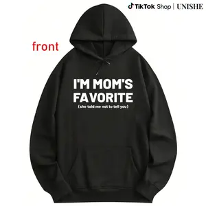 100% I’m Mom’s Favorite Long Sleeve Hoodie for Adults – Cozy and Stylish