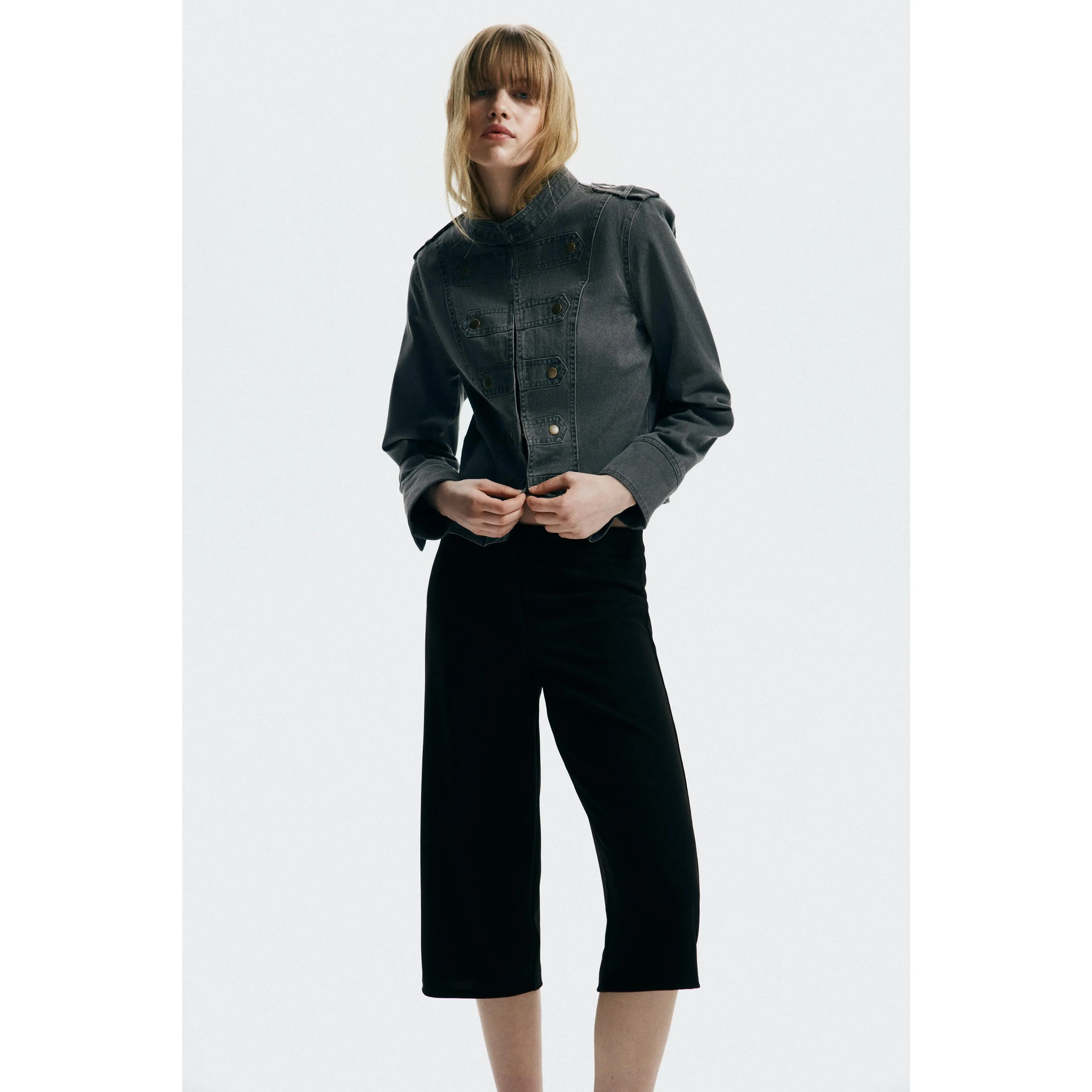 H&M Crêpe jersey Capri trousers