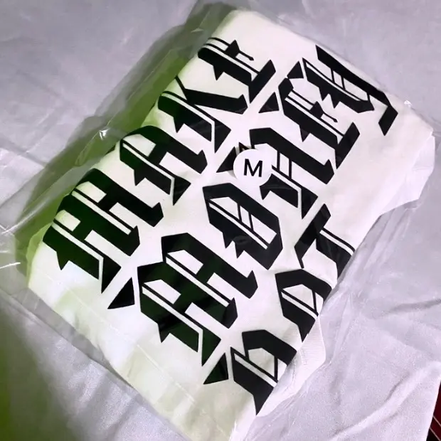 Make money Not friends High quality puff print tee Cotton