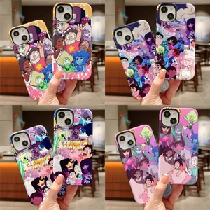 6 Distinctive Designs Fashion  Anime S-Steven U-Universe Colorful Phone Case for IPhone 17 16 15 14 13 12 11 Pro Max Plus Air  Anti-Fall Phone Case Unique Gift for Holiday Birthday
