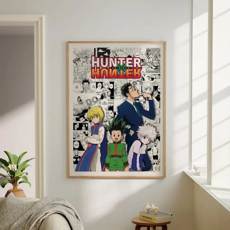 Hunter x Hunter Manga Panel Poster, Curated Anime Art Print, Japanese Wall Decor Gift (Unframed Print Only)