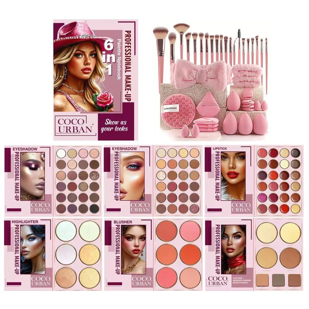 91 Colors Professional Eyeshadow Palette – Diverse Shades with Smooth Texture, Elevate Your Eye Makeup Game for Any Occasion, Versatile 6-in-1 Palette for Everyday & Glam Looks