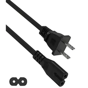 AC Power Cord Fit for  PS5 PS4 Slim PS3 Slim & Super Slim  4 5, Series S X, One S X Power Supply  Replacement 6