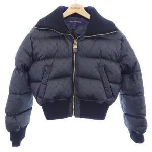 Pre-owned Louis Vuitton Nylon Small Leather Goods Cropped Monogram Ecoynl Jacket