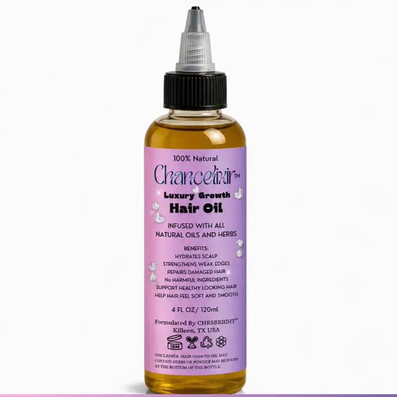 Chancelixir Luxury Herbal-Infused Hair Oil ,Unisex Haircare for All Hair Types,120 ml