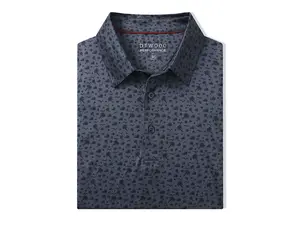 DTWOOO Brand - NIGHT BEACH - Men's Print Performance Polo