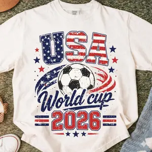 2026 Soccer Cup Shirt , Patriotic USA Soccer Shirt, Football Fan Shirt Top Man