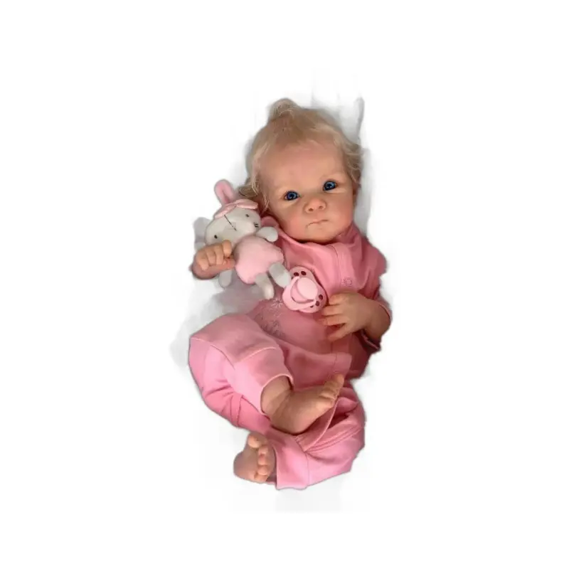 18inch Realistic Vinyl Rapunzel Reborn Doll Bettie Lifelike Silicone Skin, Hand-Rooted Hair & Weighted Body Kira Reborn Girl Doll with Gift Box for Kids and Women